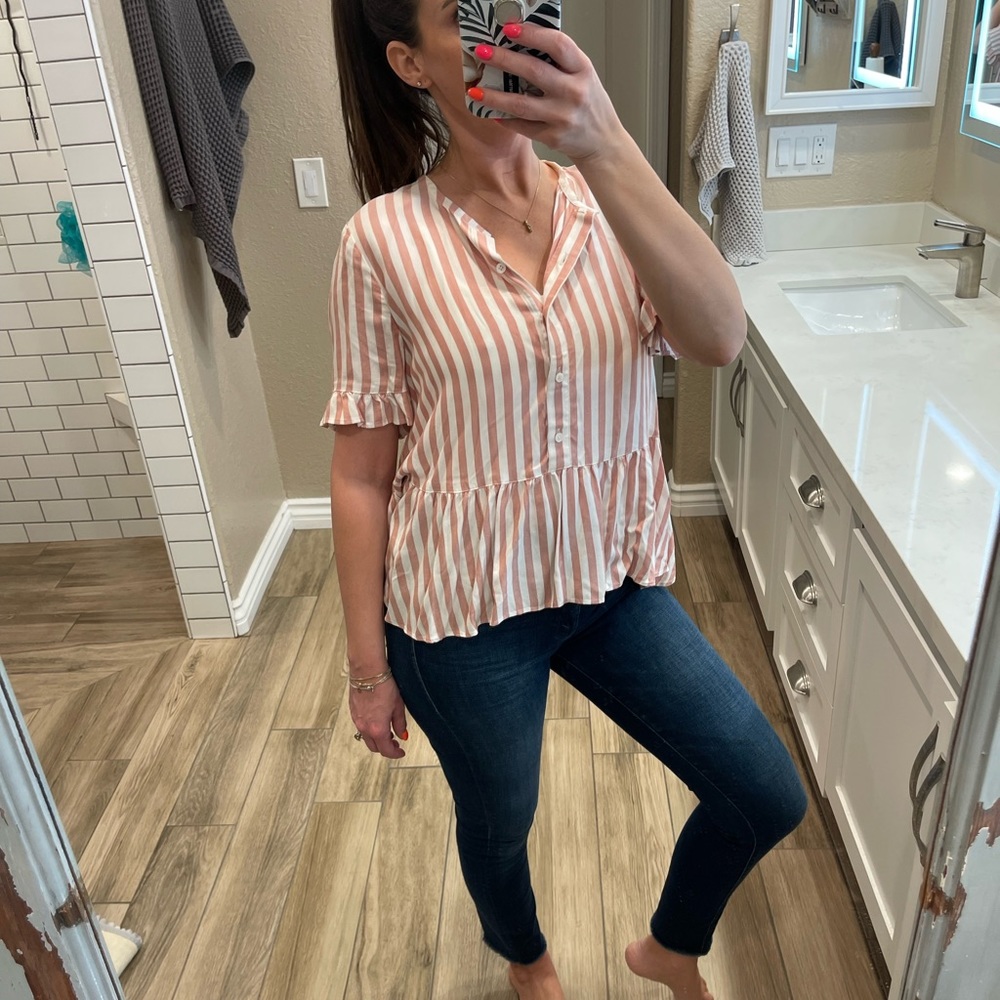 Madewell Babydoll shirt